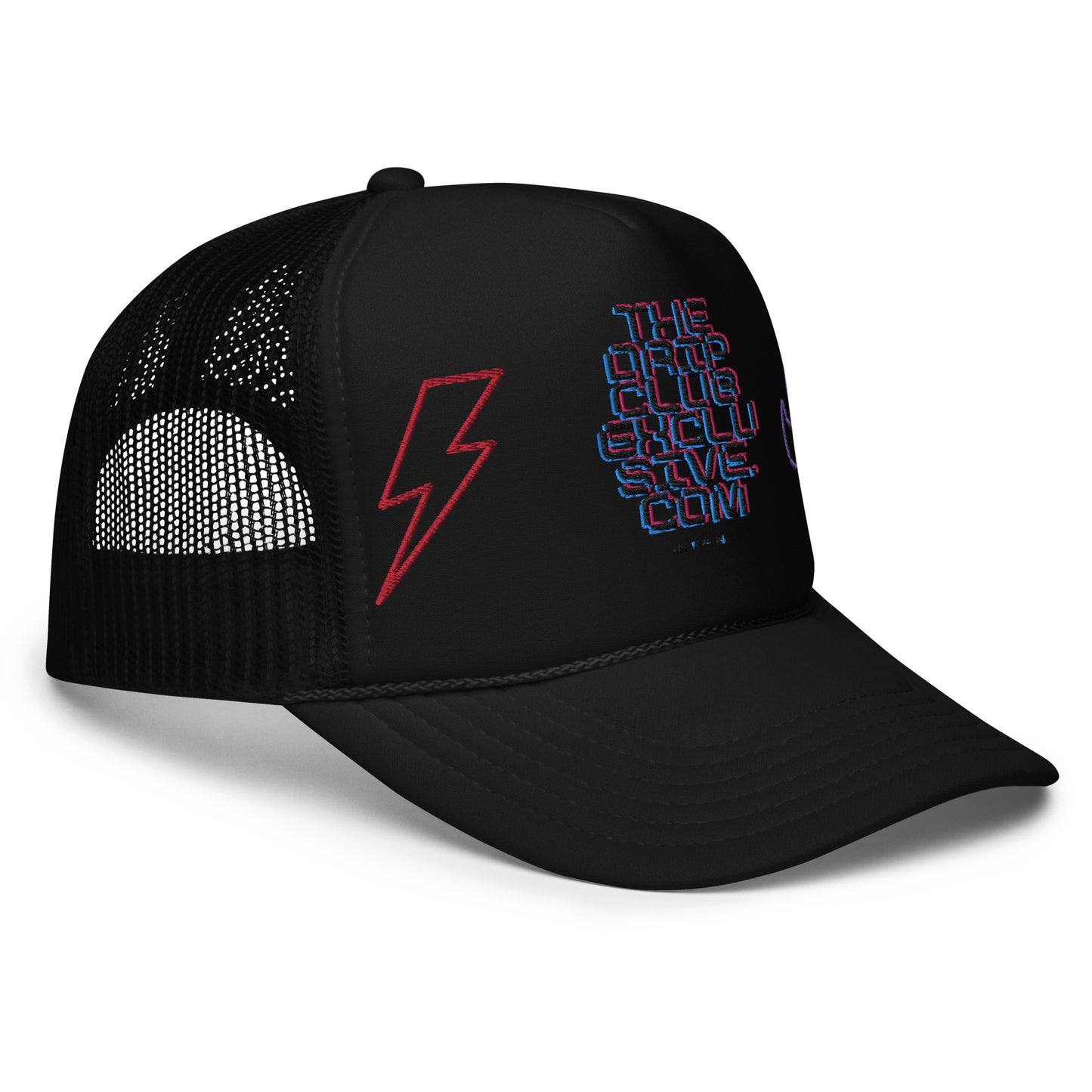 The DCE Dot Com Lightning Paw Foam Trucker Hat