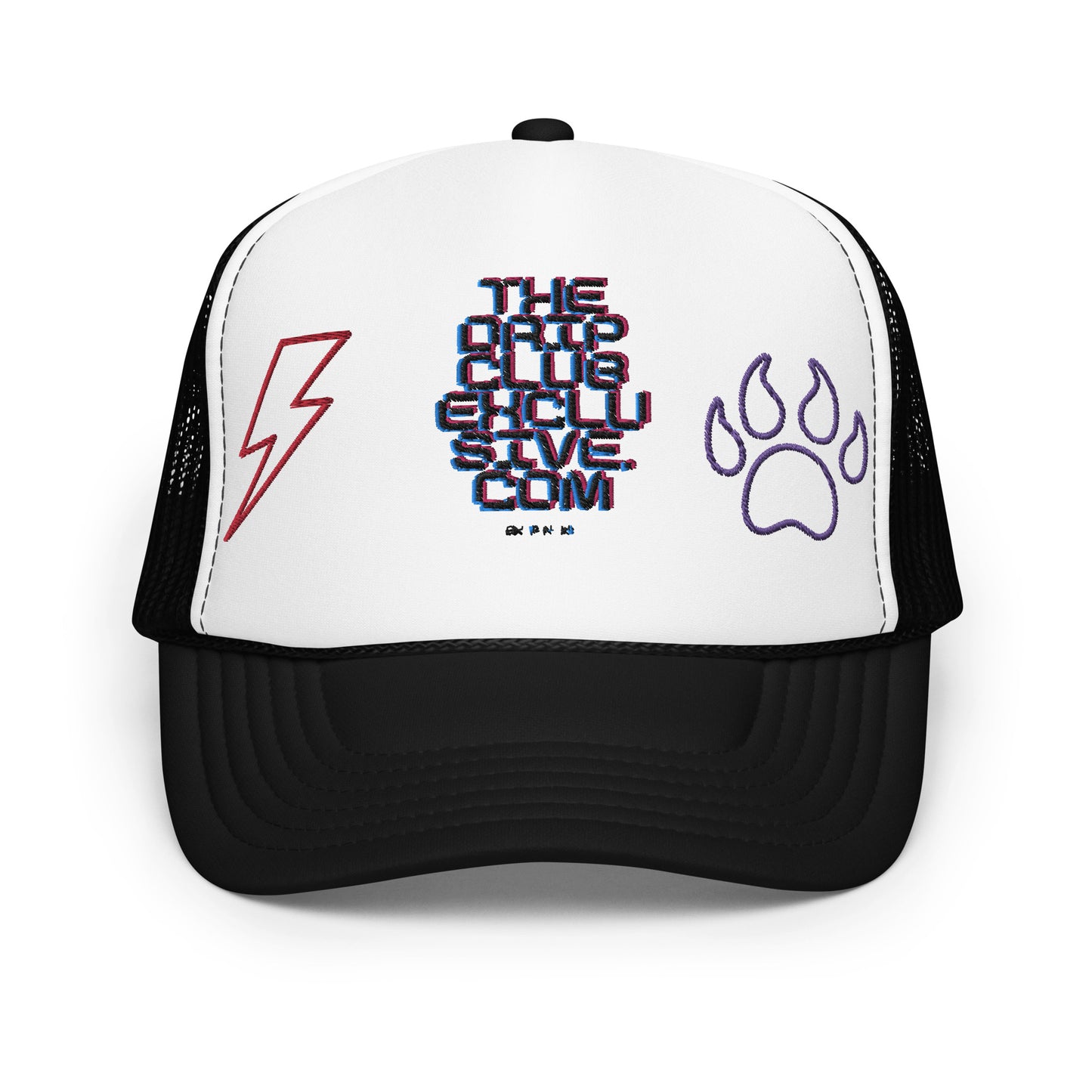 The DCE Dot Com Lightning Paw Foam Trucker Hat