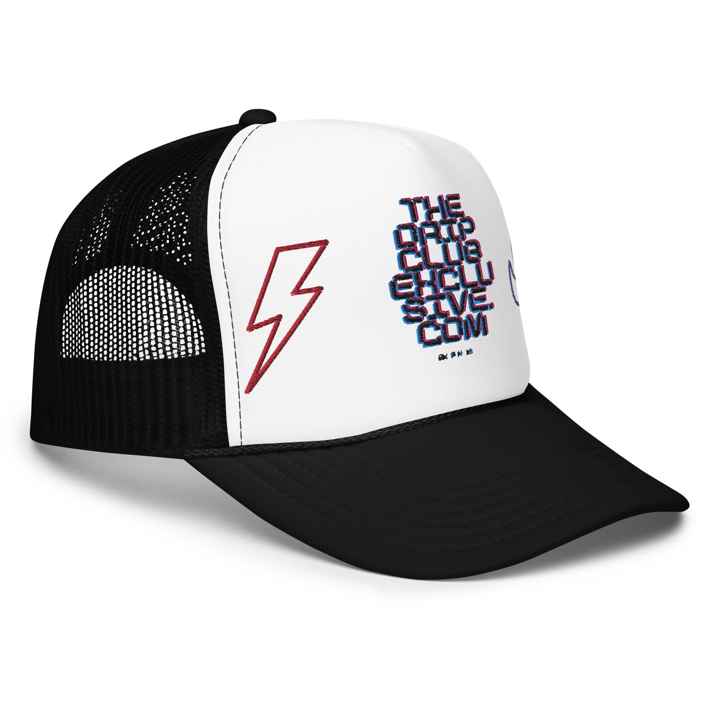 The DCE Dot Com Lightning Paw Foam Trucker Hat