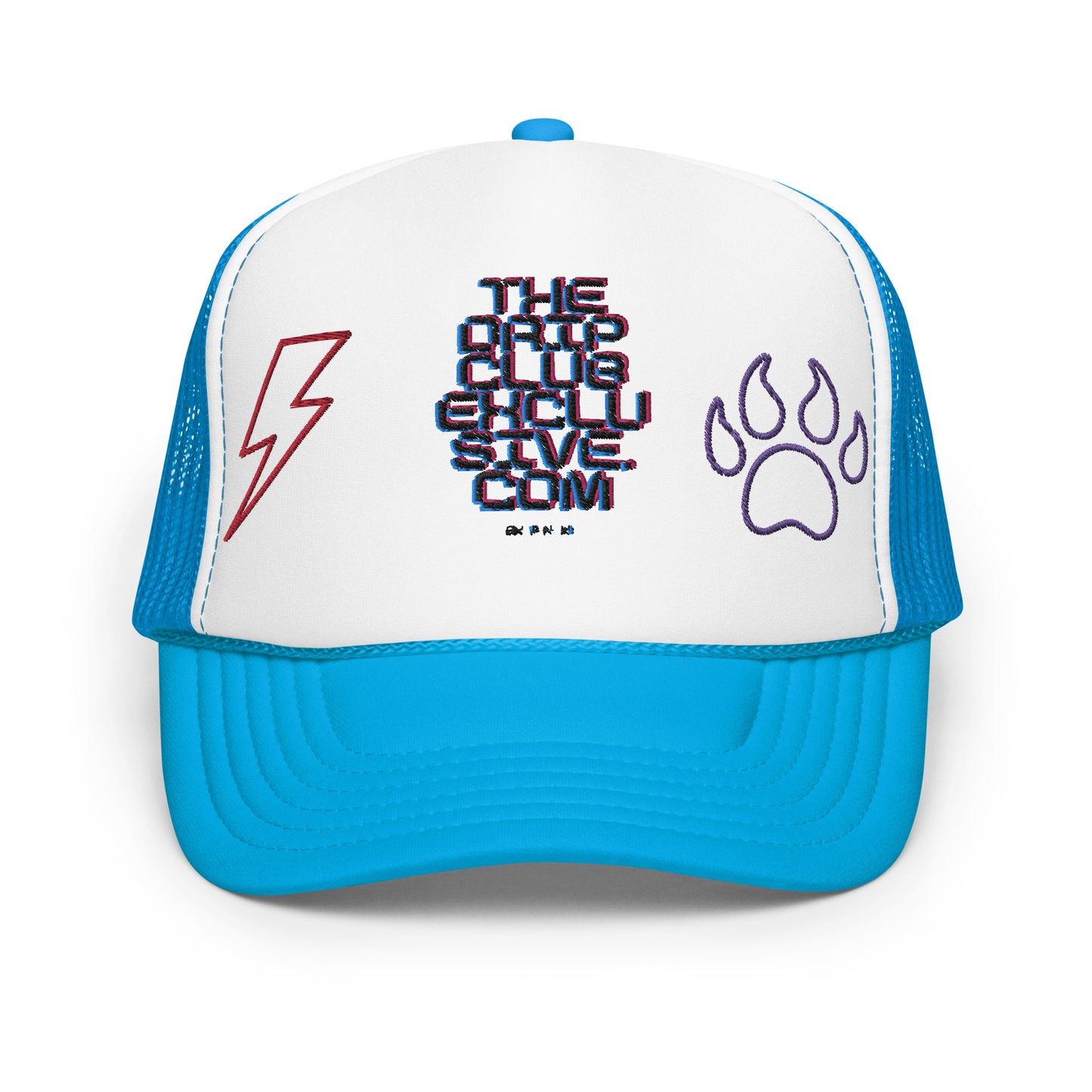 The DCE Dot Com Lightning Paw Foam Trucker Hat