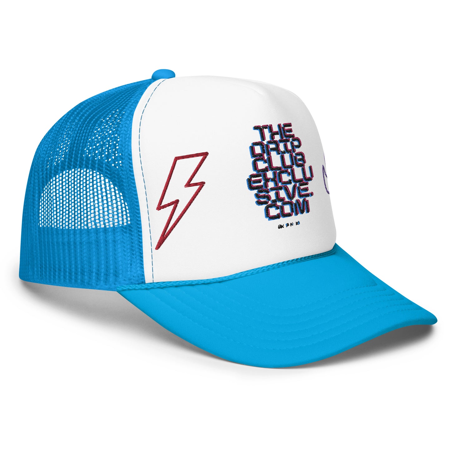 The DCE Dot Com Lightning Paw Foam Trucker Hat