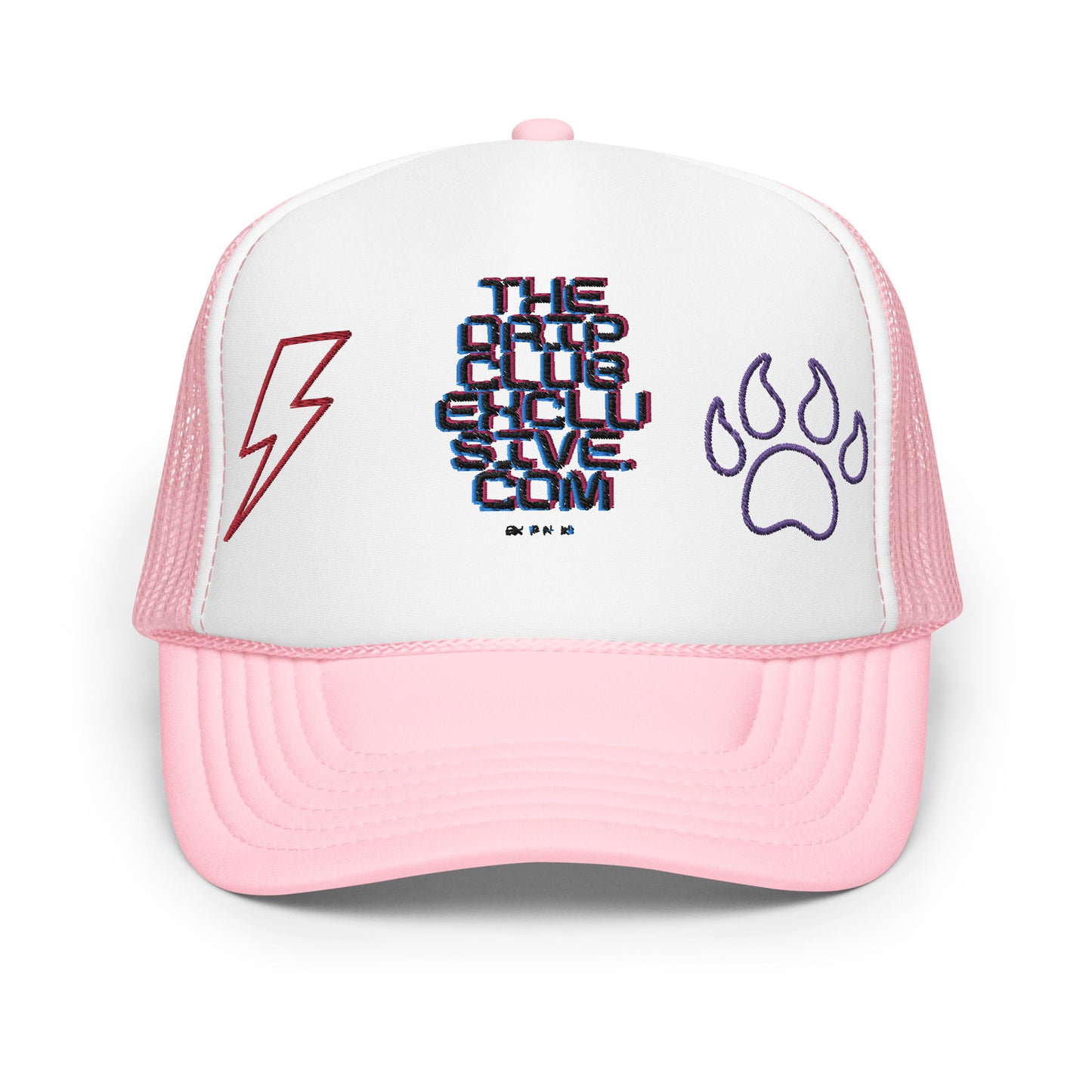 The DCE Dot Com Lightning Paw Foam Trucker Hat