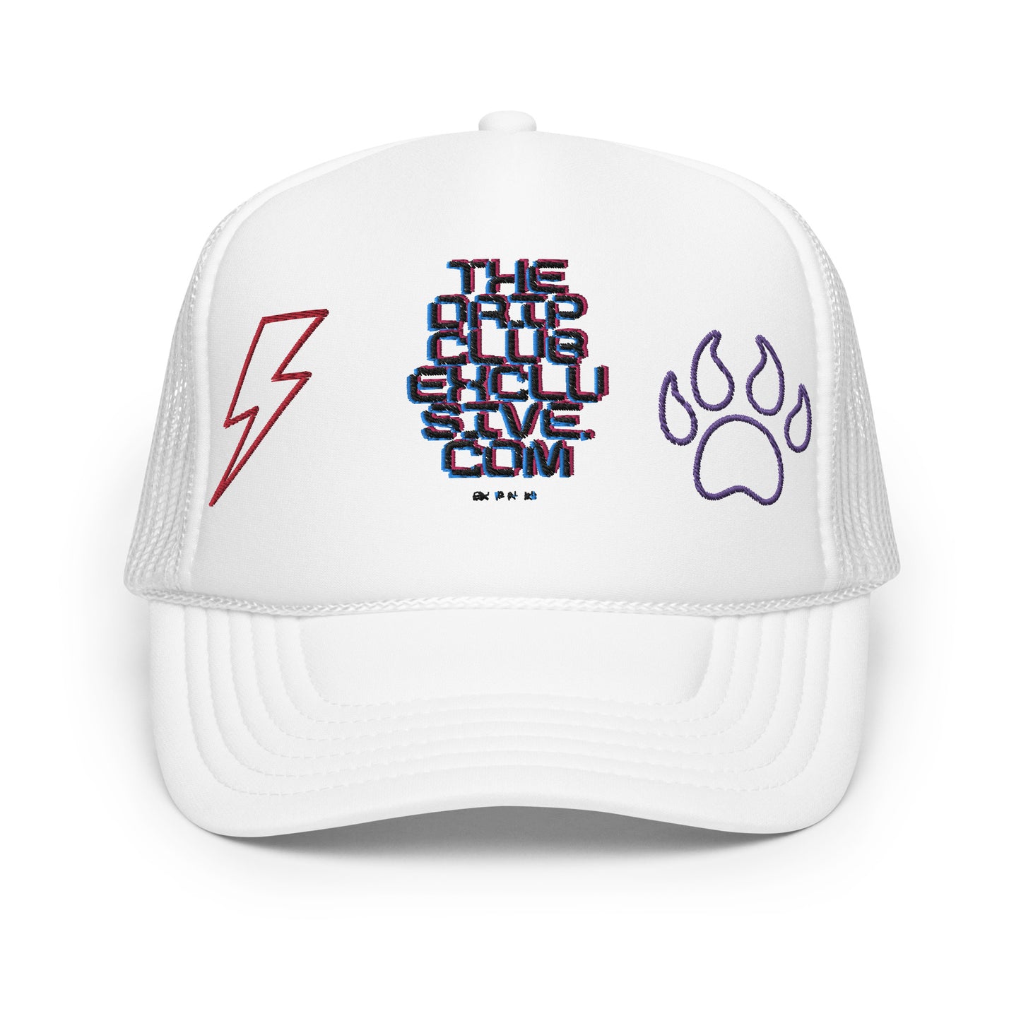 The DCE Dot Com Lightning Paw Foam Trucker Hat