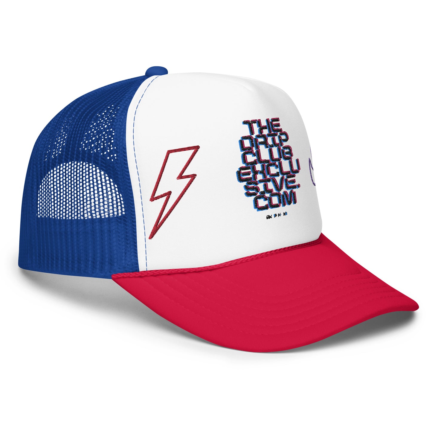 The DCE Dot Com Lightning Paw Foam Trucker Hat