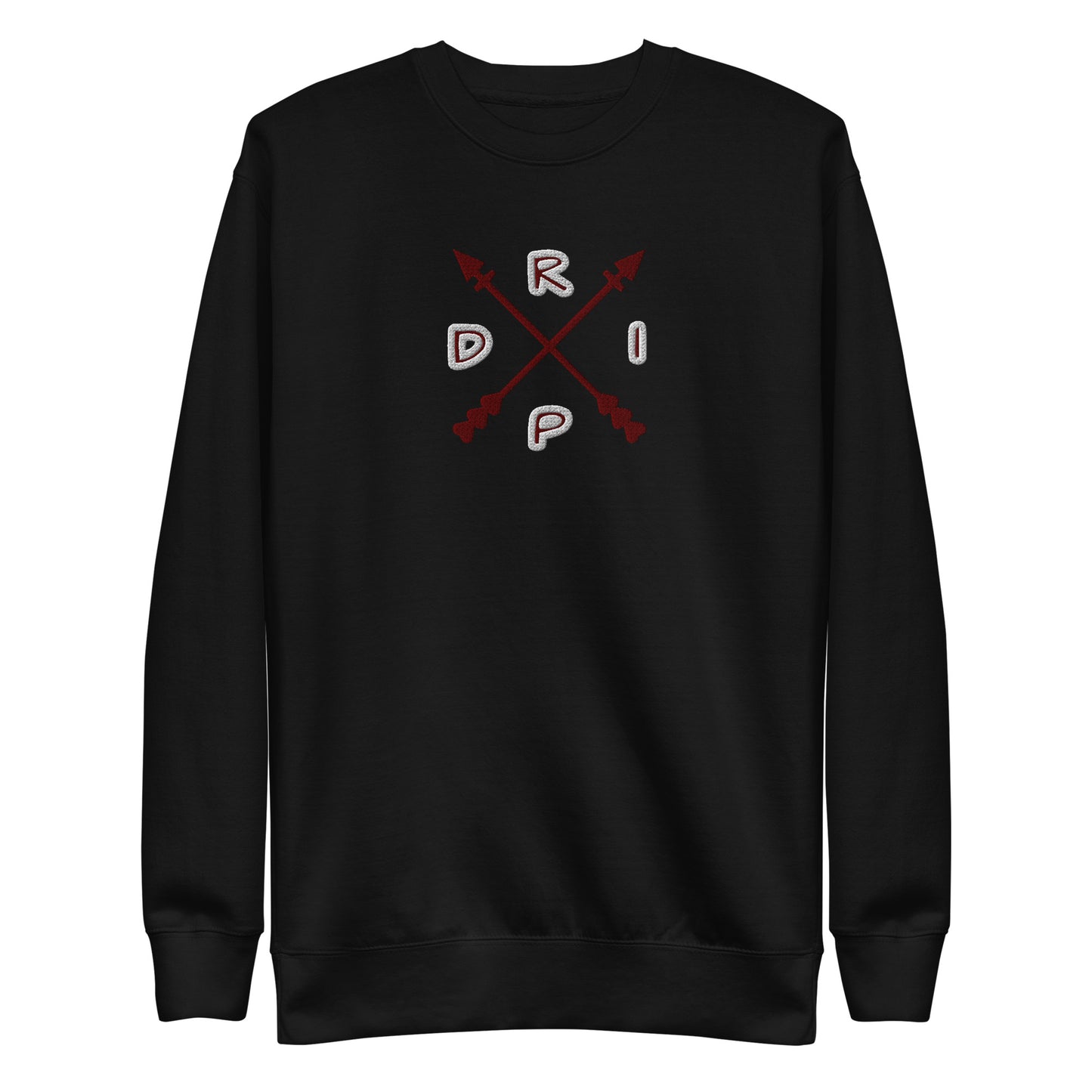 Cross Arrows Premium Drip Embroidered Sweatshirt